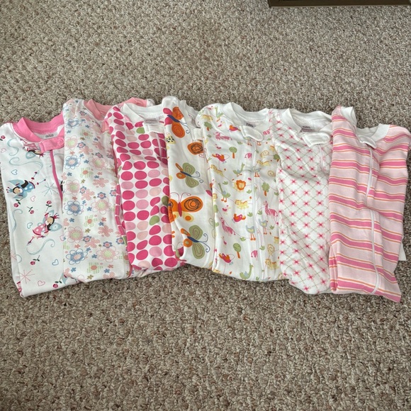 Bundle of 7 Hanna Andersson Onesies Size 18-24 Months - Picture 2 of 4